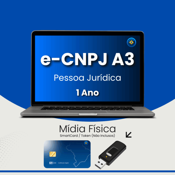 e-CNPJ A3 (1 Ano de Validade)